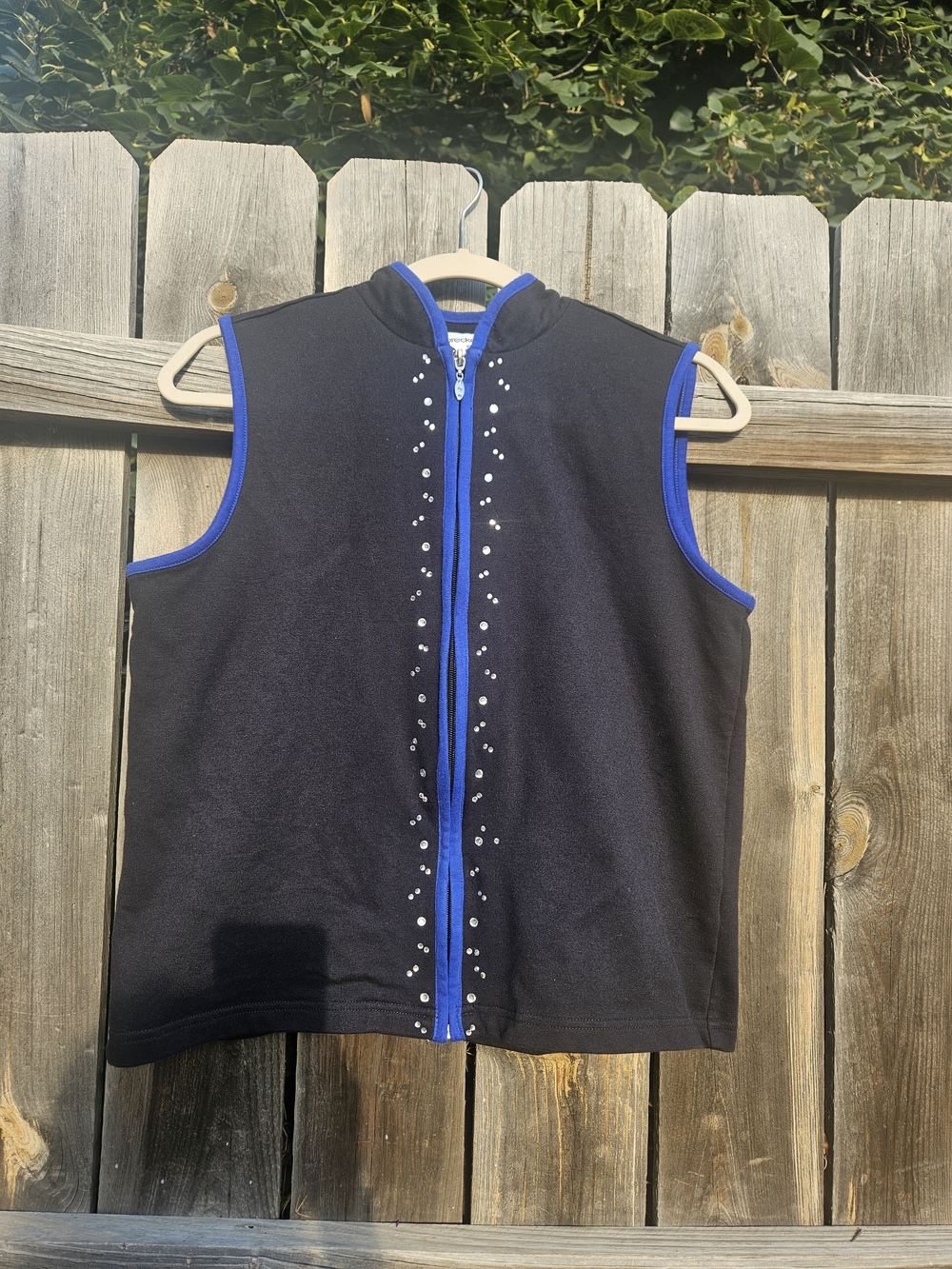 Vintage Breckenridge Women's Y2K90s Sleeveless Sweater Vest Size Petite Full Zip